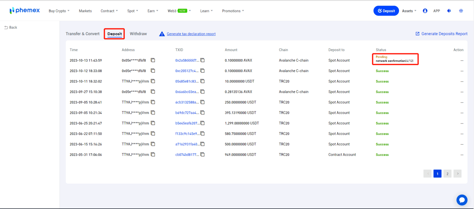 ວິທີການເປີດບັນຊີແລະເງິນຝາກເຂົ້າໄປໃນ Phemex ວິທີການເປີດບັນຊີແລະເງິນຝາກເຂົ້າໄປໃນ Phemex