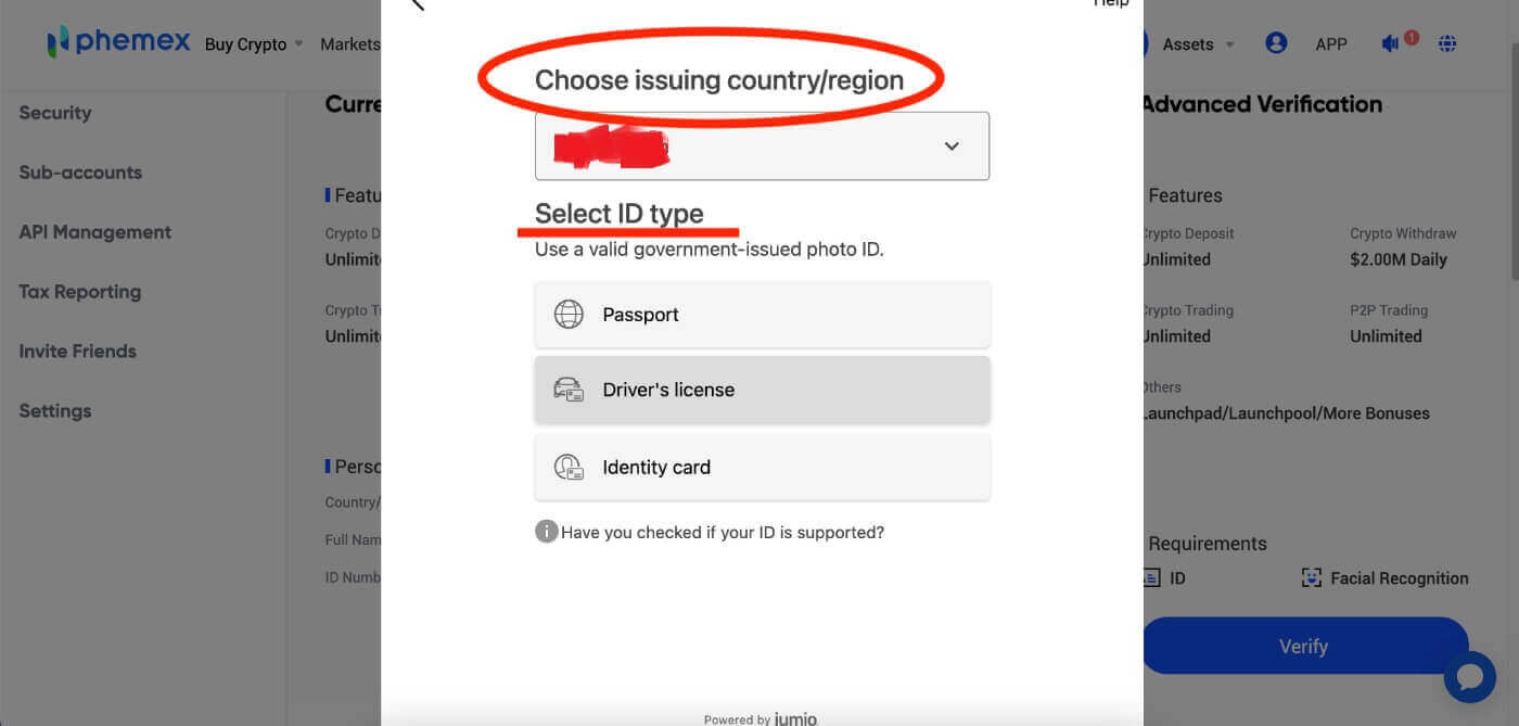 How to Register and Verify Account on Phemex