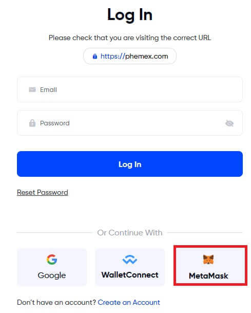 How to Sign in to Phemex