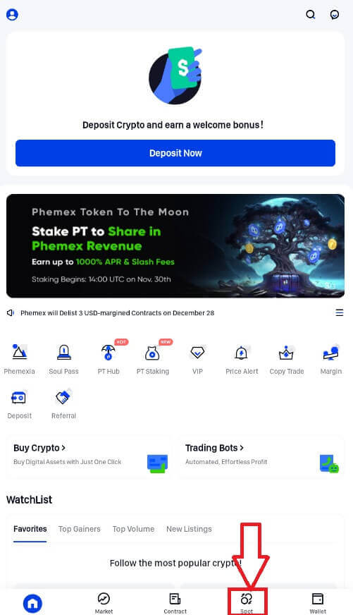 Mokhoa oa ho Trade Crypto le ho Itokolla ho Phemex