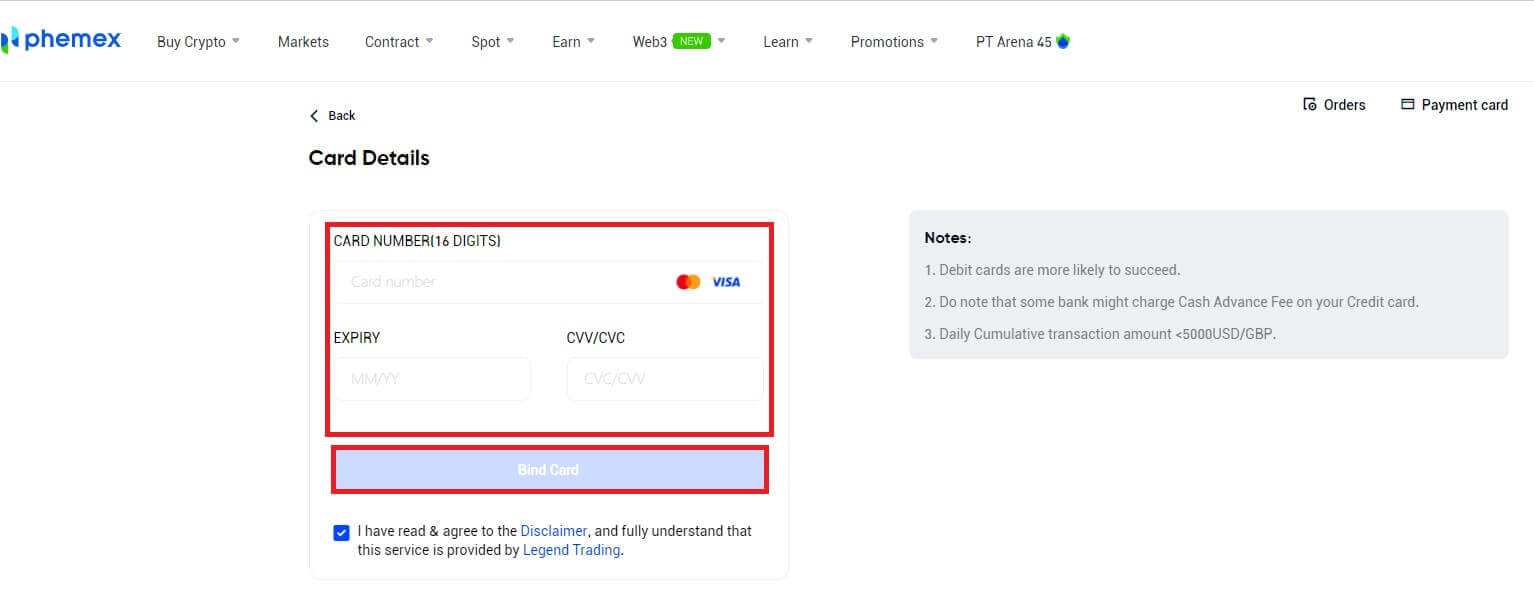Kif tirtira u tagħmel Depożitu fuq Phemex